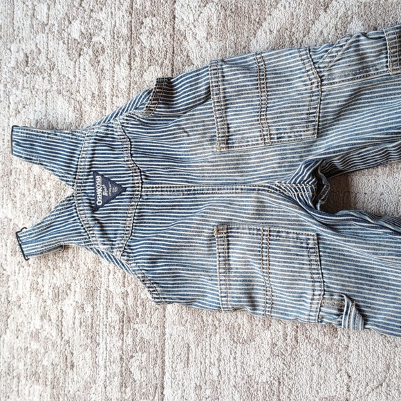 Osh Kosh Pinstripe Overalls - Picture 3 of 4